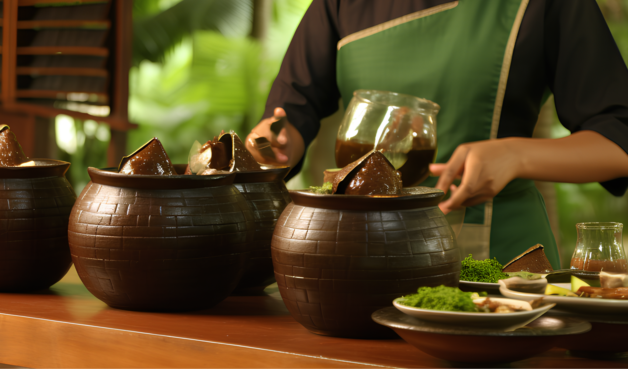 Gorgeous Ayurveda daily rituals in our women's retreat in Kerala