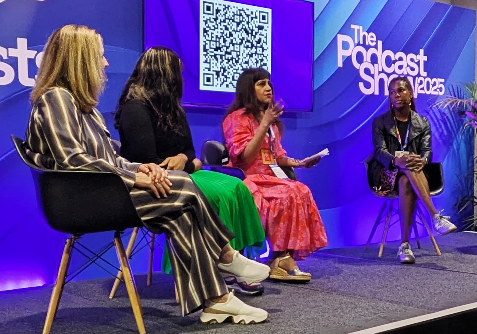 Sangeeta Pillai motivation speaker who specialises in women's issues, feminist topics and as a podcasting expert