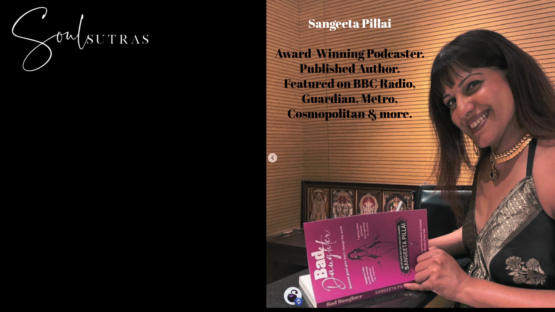 1-1 Mentorship with Sangeeta Pillai, award-winning podcaster * author shares her self-publishing secrets